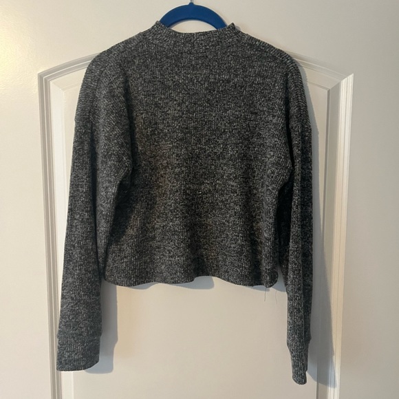 Poplar 21 grey size small slight cropped sweater - Picture 3 of 4